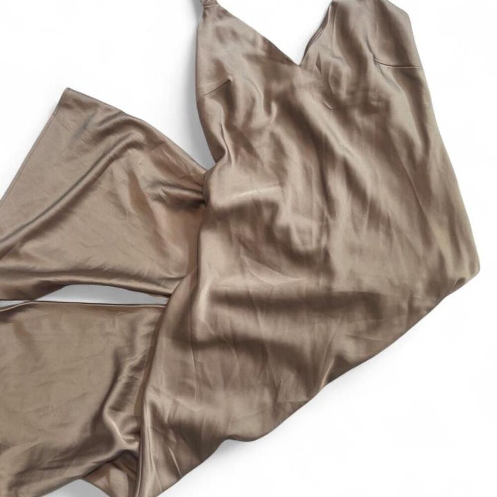 A-new-day Women's Gold and Tan Dress